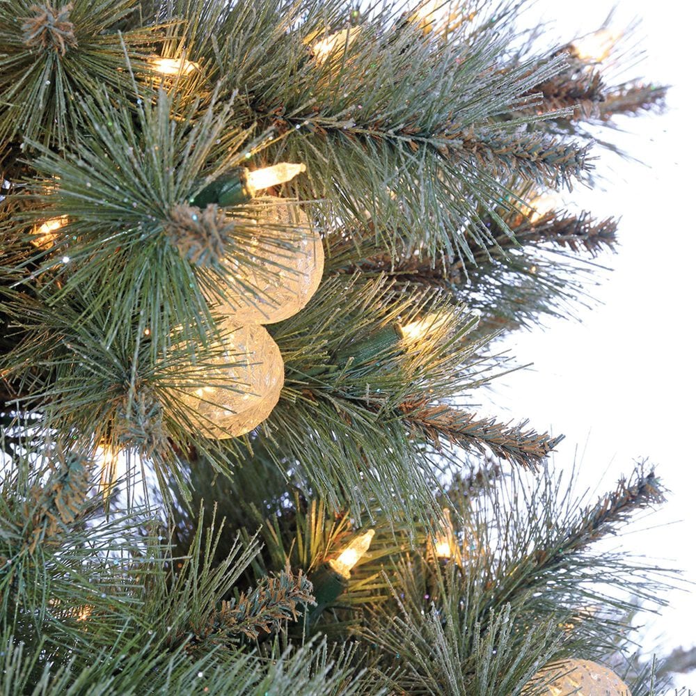 The Gerson Company 7.5&#39; Pre-Lit Arcadia Fir Christmas Tree in Green, , large