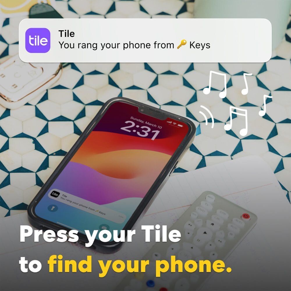 Tile by Life360 Tile Slim - Bluetooth Tracker - Black, , large