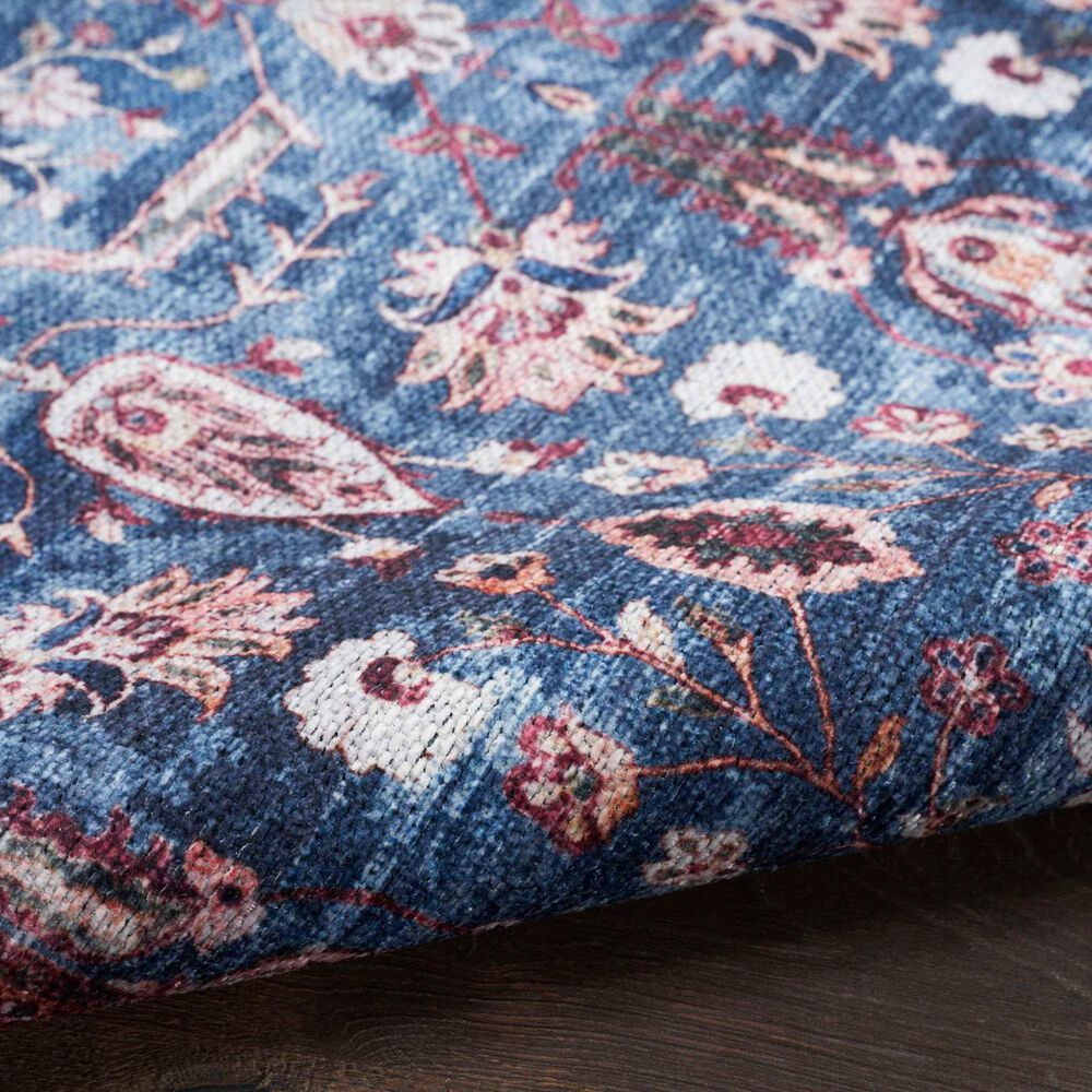 Nourison Grand Washables 2&#39; x 4&#39; Blue Brick Area Rug, , large