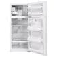 GE Appliances 17.5 Cu. Ft. Top Freezer Refrigerator with Edge-to-Edge Glass Shelves in White, , large