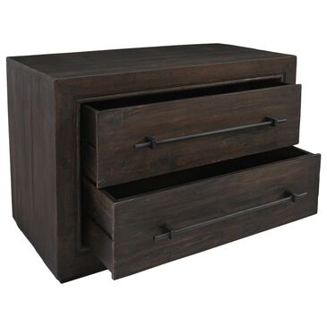 Classic Home Magdalena 2-Drawer Nightstand in Brown, , large