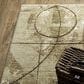 Oriental Weavers Reed 9"10" x 12"10" Beige and Brown Area Rug, , large