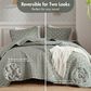 Hampton Park Linwood 3-Piece Queen Quilt Set in Sage Green, , large