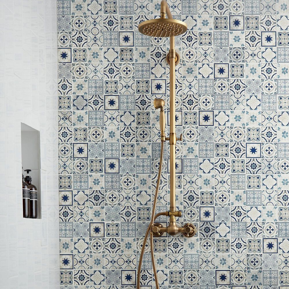 Dal-Tile Sublimity Mindful Sequence Encaustic Mosaic Tile, , large