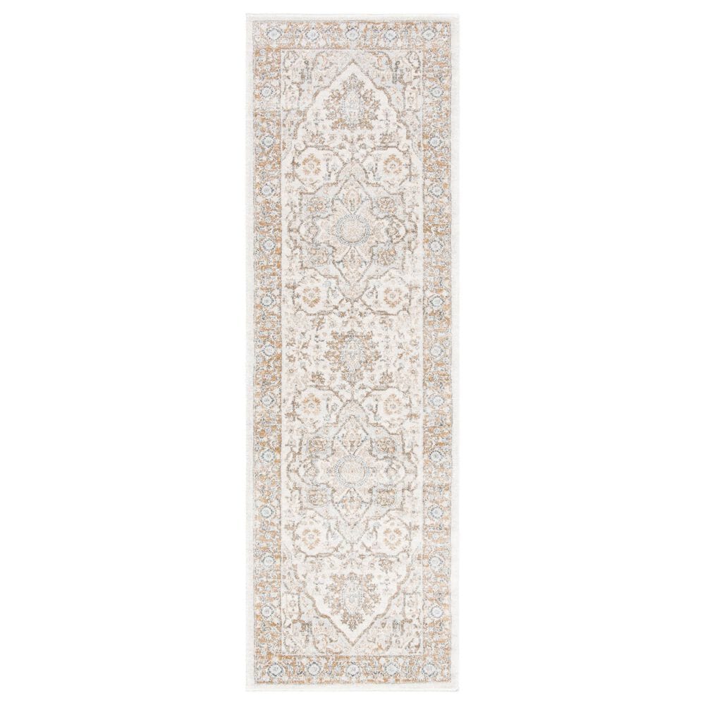 Safavieh Isabella ISA936A 2"2" x 7" Cream and Beige Runner, , large
