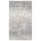 Central Oriental House Rune 7"10" x 9"10" White and Light Grey Area Rug, , large