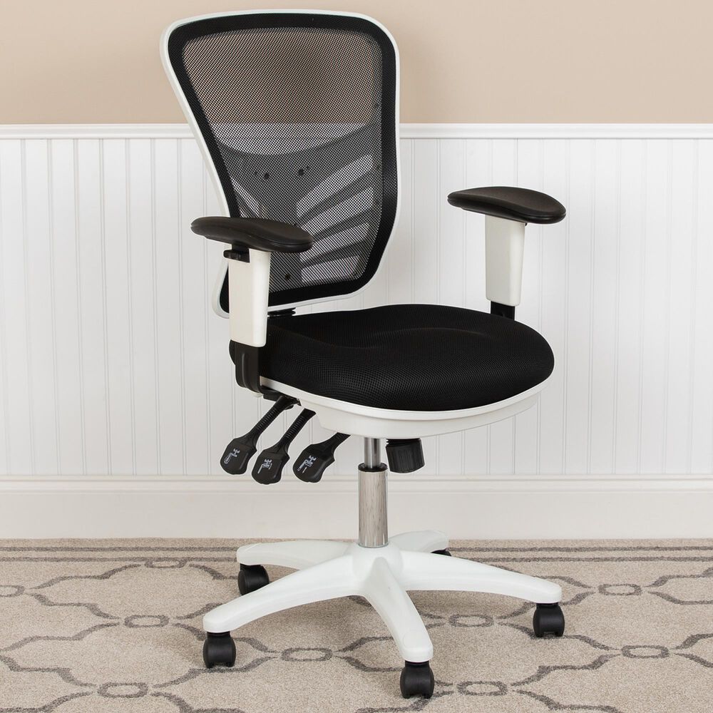 Flash Furniture Executive Swivel Chair in Black, , large