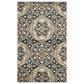 Safavieh Lyndhurst 4" x 6" Slate Blue and Beige Area Rug, , large