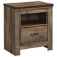Ashley Trinell 4-Piece Twin Bookcase Bedroom Set in Brown, , large