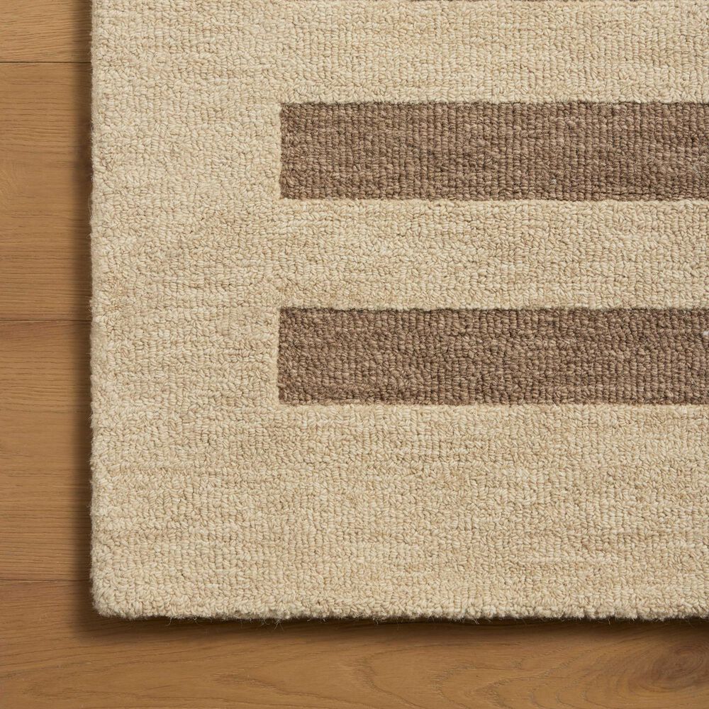 Loloi Craven Oatmeal and Bark 7'9" x 9'9" Area Rug, , large
