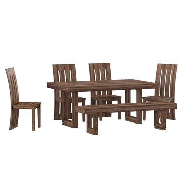 Richlands Furniture Bellarose 4-Piece Dining Set in Brownstone, , large