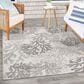 Nourison Garden Oasis Nautical Grey 5" x 7" Indoor/Outdoor Area Rug, , large