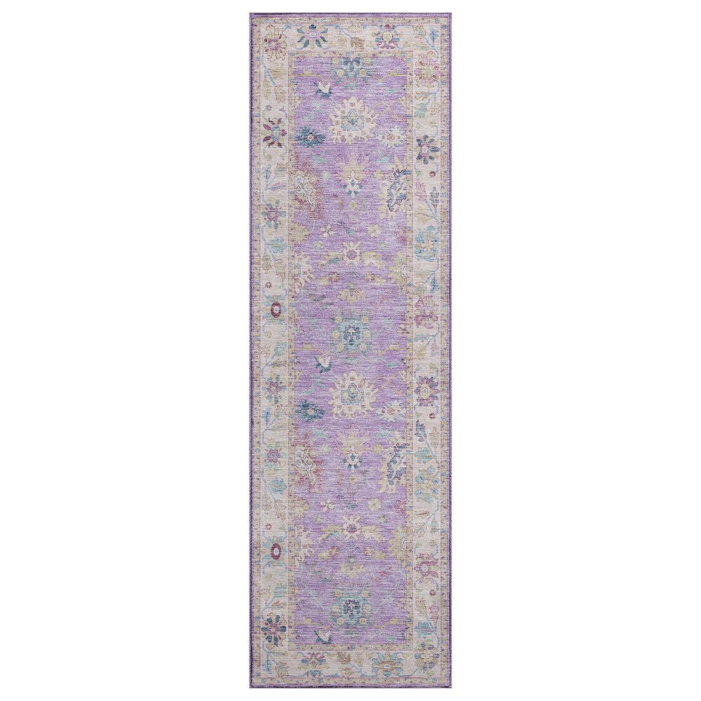 Dalyn Rug Company Hatay HY7 2"3" x 7"6" Purple Runner, , large