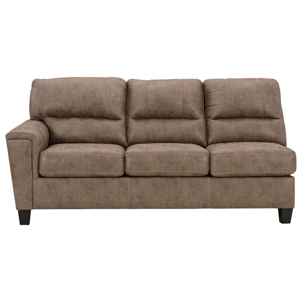 Ashley Navi 2-Piece Stationary Sectional in Fossil, , large