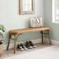 Linon Home Decor Conelly Bentwood Bench in Weathered Brown, , large
