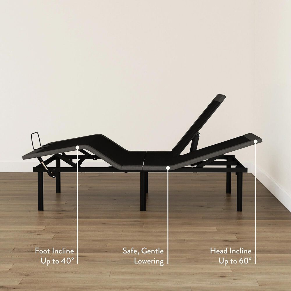 Bedgear S7 LSX Plush Flex Head King Mattress with Glideaway Flex Head Adjustable Base, , large