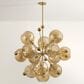 Troy Lighting Ellory 46" 13-Light Chandelier in Patina Brass, , large
