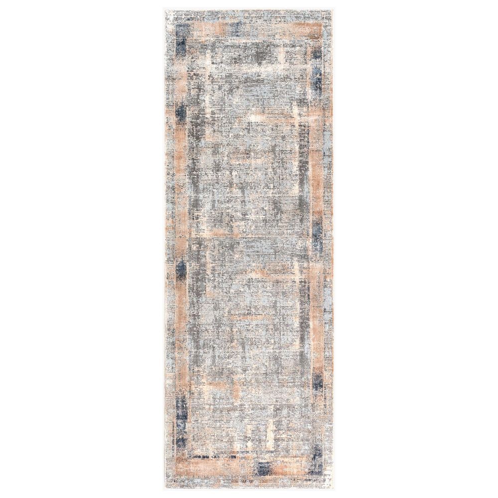 Surya Alpine 2"7" x 7"3" Taupe, Gray, Charcoal and Medium Brown Runner, , large
