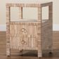 Baxton Studio Paine 2-Drawer Nightstand in Natural, , large