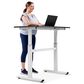 Sunny Health & Fitness Multi-Purpose Air-Drive Adjustable Standing Desk in Black and Grey, , large