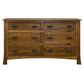Fleming Furniture Co. Solid Oak Dresser in Vail Brown, , large
