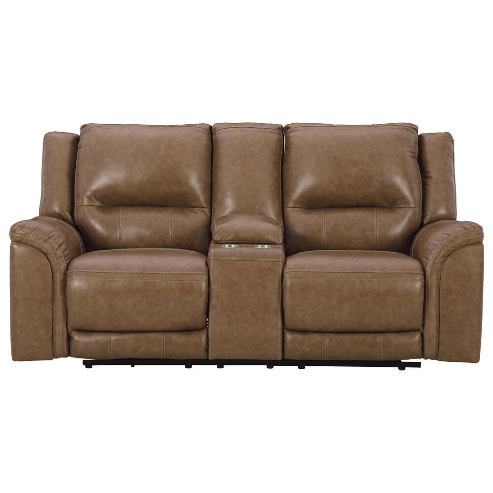 Ashley Trasimeno 3-Piece Power Reclining Living Room Set in Caramel, , large