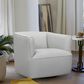 Blue River Whitney Swivel Barrel Chair in Dove Gray and Black, , large