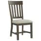 Hawthorne Furniture Sullivan Slat Back Side Chair w/Web Cushion Seat in Burnished Clay, , large