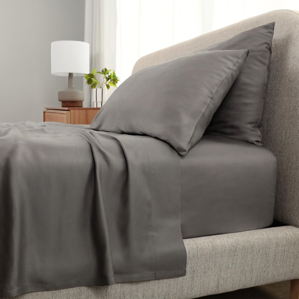 Cariloha Aloha Soft 4-Piece Queen Sheet Set in Shade Gray, , large