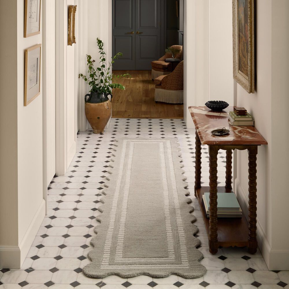 Loloi II Scottie 2&#39;6&quot; x 7&#39;6&quot; Fog and Ivory Runner, , large