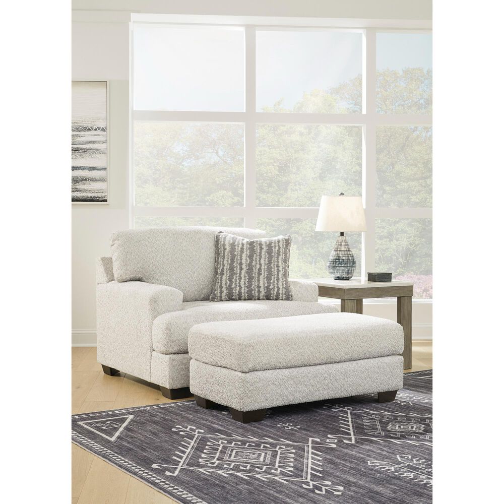 Ashley Brebryan Ottoman in Flannel, , large