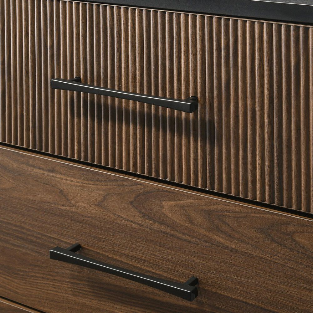 Crown Mark Nemy 4-Drawer Chest in Brown, , large