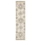 Oriental Weavers Georgia Tribal 660B0 1"10" x 7"6" Ivory and Orange Runner, , large