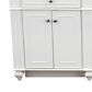 James Martin Vanities Bristol 72" Double Bathroom Vanity in Bright White with 3 cm Victorian Silver Quartz Top and Rectangular Sinks, , large
