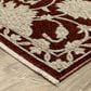 Oriental Weavers Capella Red and Beige 6"7" x 9"6" Area Rug, , large