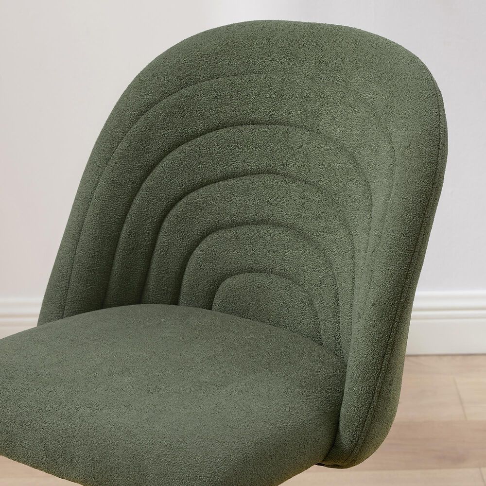 Linon Home Decor Skyla Swivel Office Chair in Green, , large