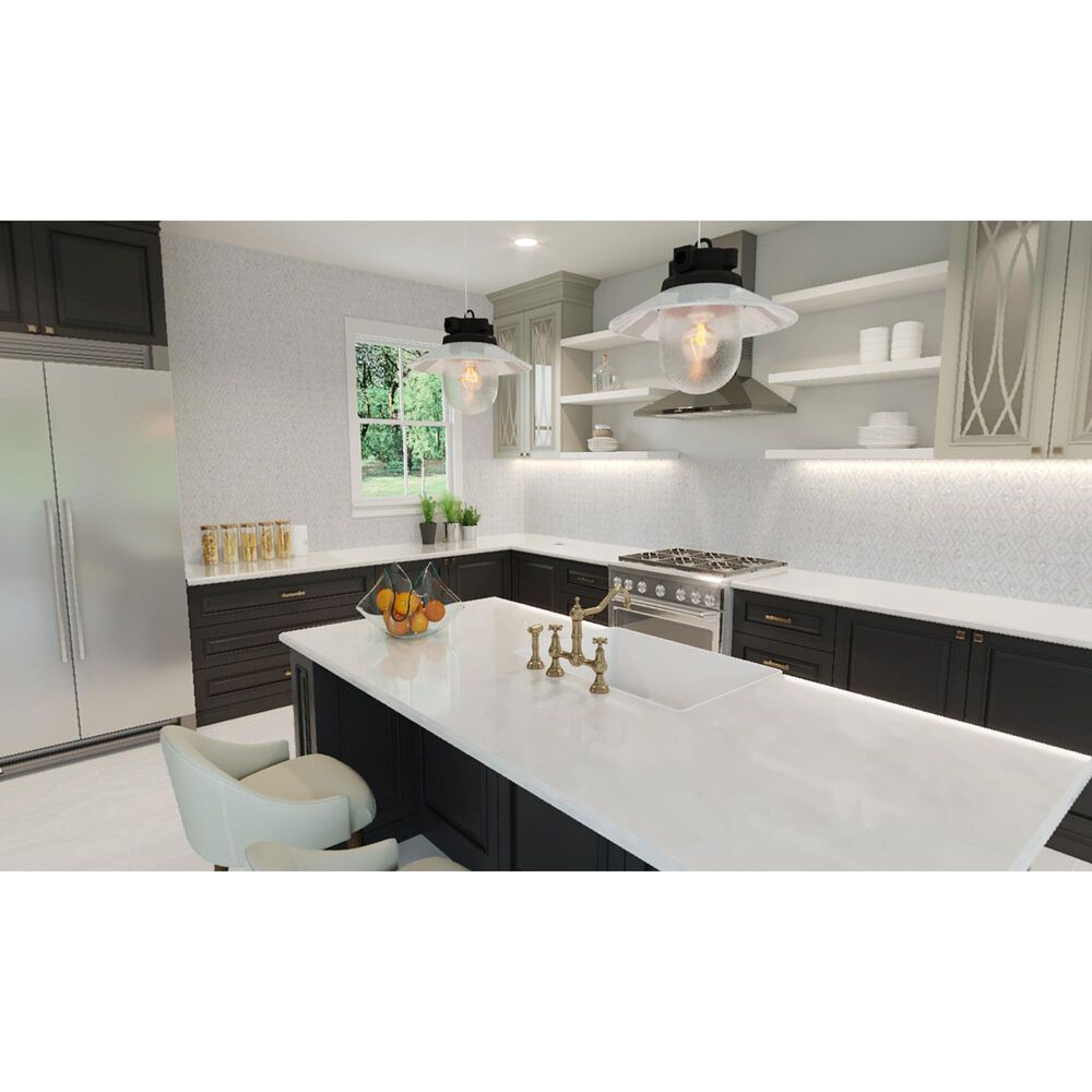 Soho Studio Elaine Pearl 10" x 10" Marble Mosaic Sheet, , large