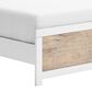 Ashley Charbitt Full Panel Bed in Oak Grain and Matte White, , large