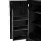 HOMLUX 71" Tall Kitchen Pantry Cabinet with 3 Pull Out Cabinet Organizers, Farmhouse Embossed Texture Storage Cabinet with 6 Door Shelves, 2 Drawers, Freestanding Cupboard for Kitchen, Dining Room Black, , large