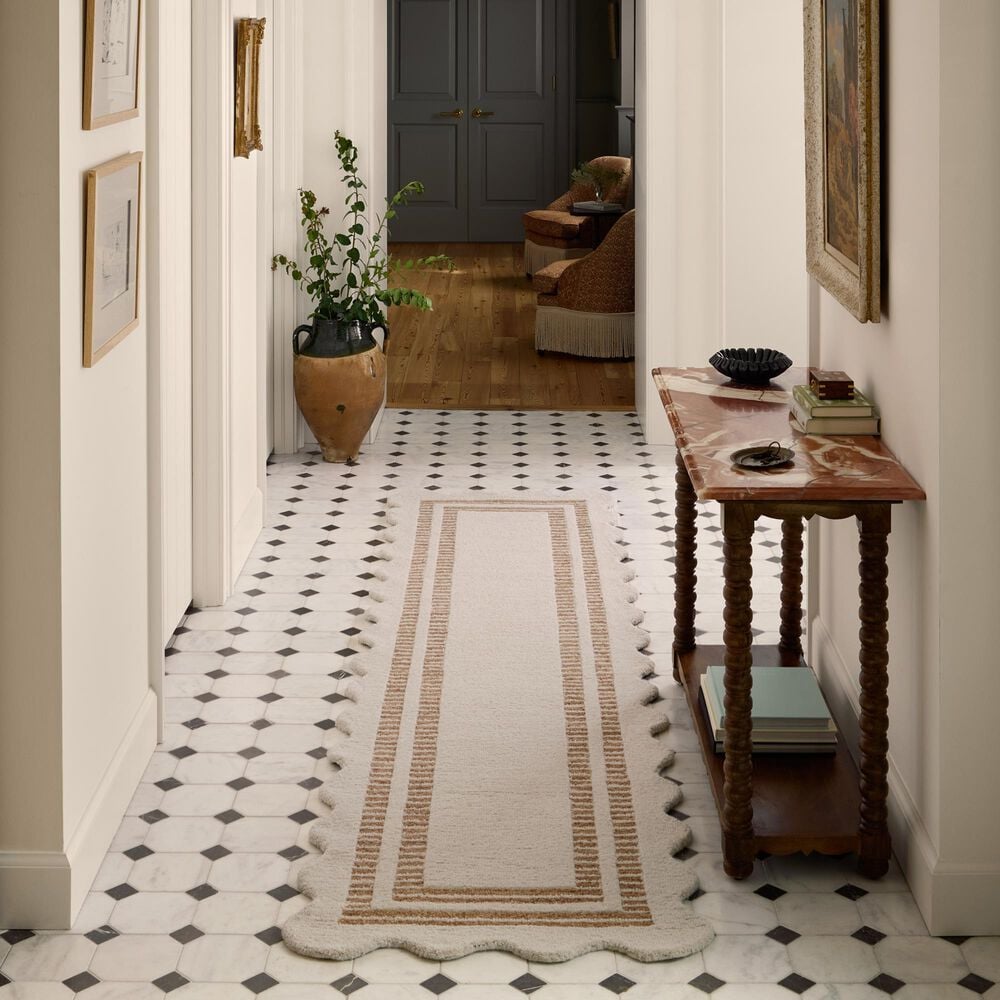 Loloi II Scottie 2&#39;6&quot; x 7&#39;6&quot; Ivory and Rust Runner, , large