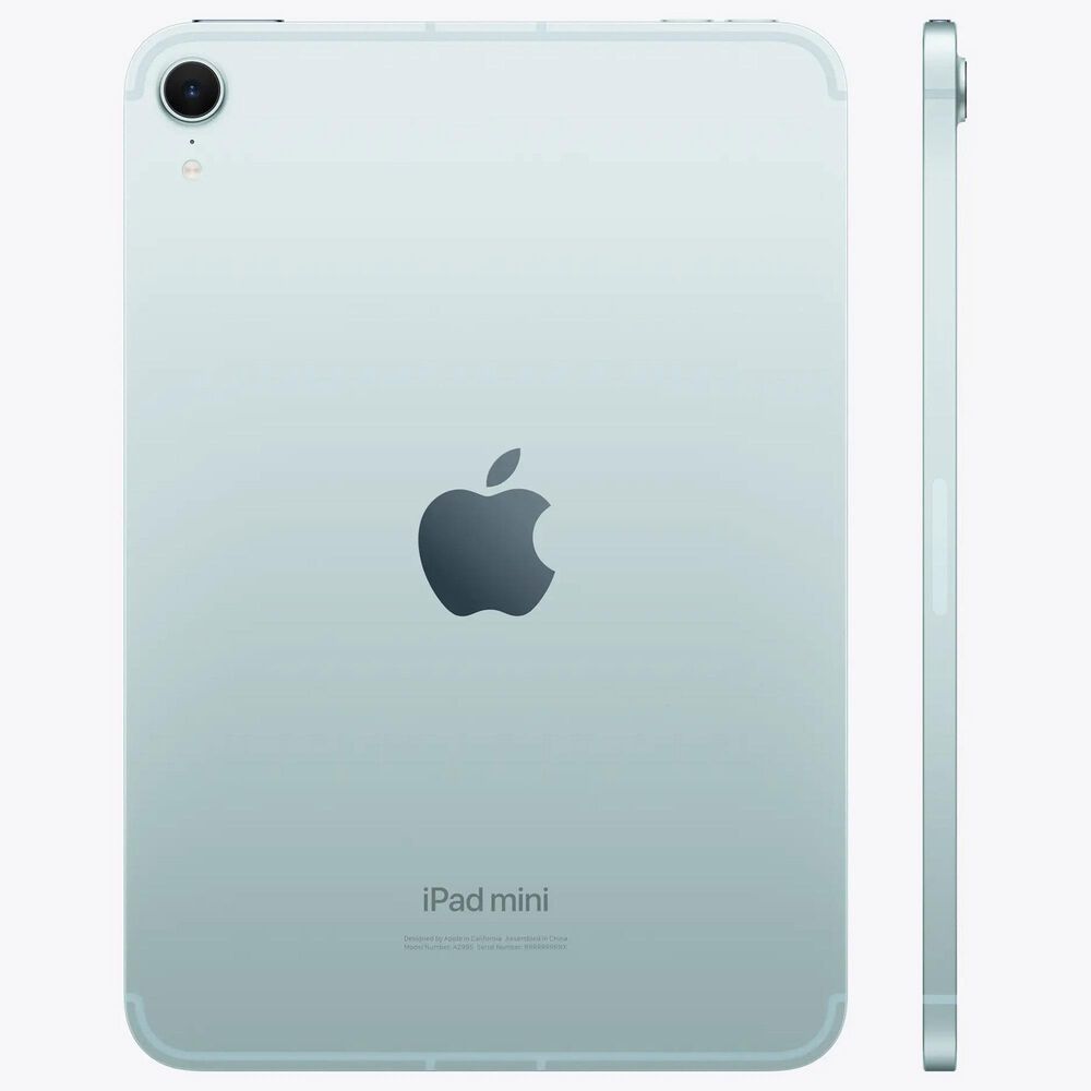Apple iPad Mini Wi-Fi + Cellular 256GB - Blue with 2-Year AppleCare+, , large