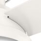 Hunter Dempsey Low Profile 44" Ceiling Fan with LED Lights in Fresh White, , large