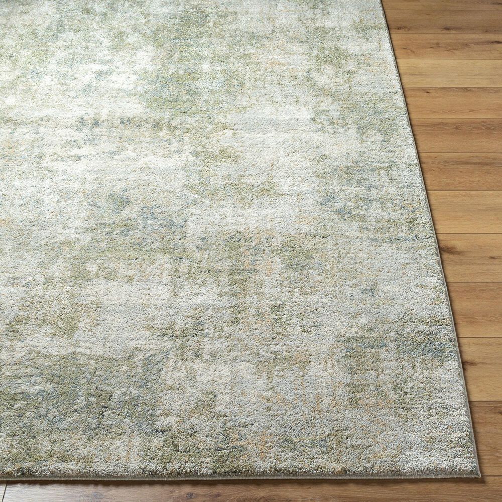 Surya Avellino 6&#39;7&quot; x 9&#39;2&quot; Light Gray, Light Beige, Light Olive, Olive, Gray, Deep Teal and Tan Area Rug, , large