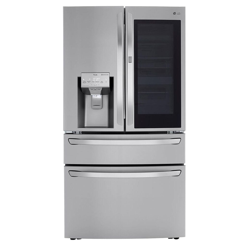 LG 30 Cu. Ft. Smart wi-fi Enabled InstaView Door-in-Door Refrigerator w/ Craft Ice Maker - Stainless Steel, , large
