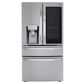 LG 30 Cu. Ft. Smart wi-fi Enabled InstaView Door-in-Door Refrigerator w/ Craft Ice Maker - Stainless Steel, , large