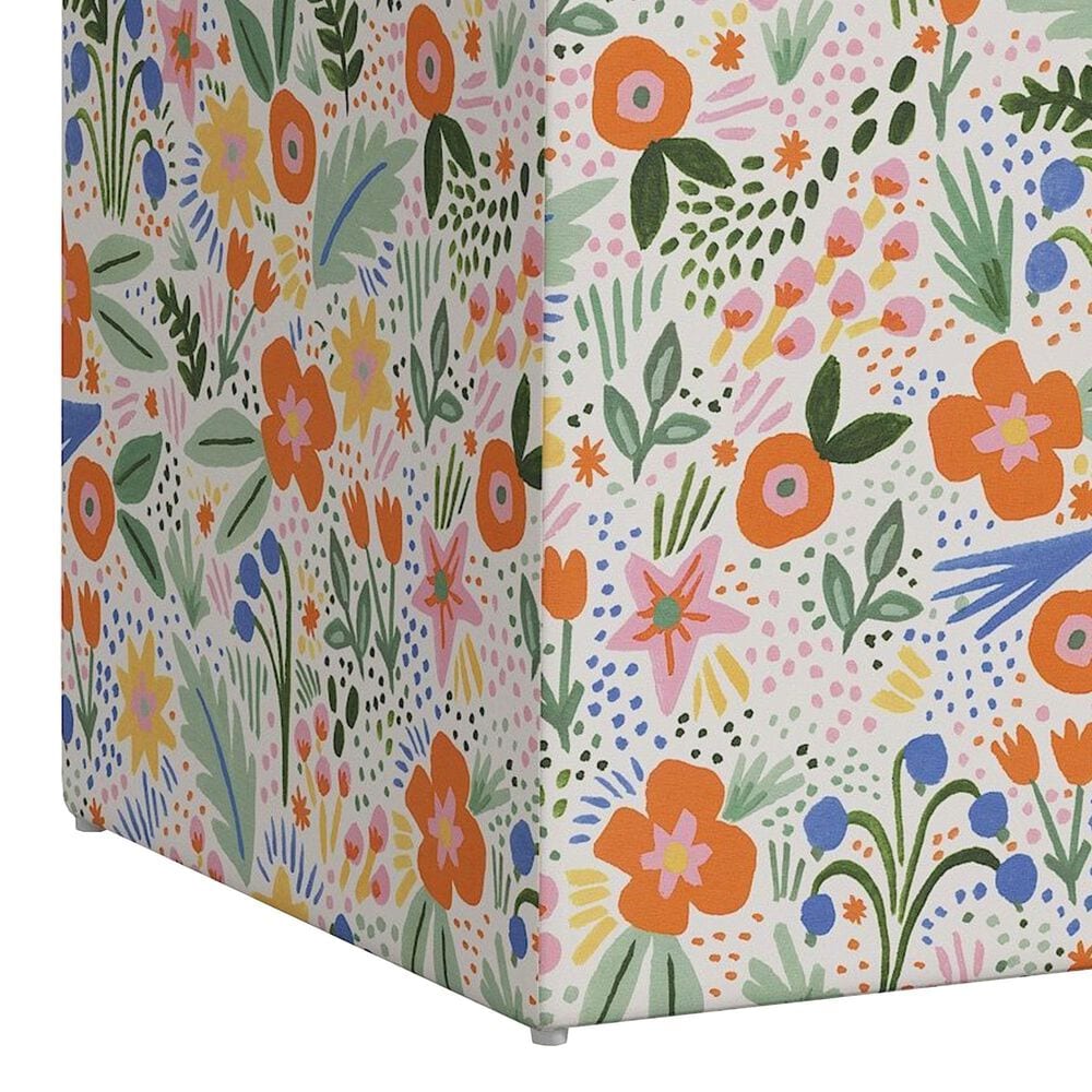 Rifle Paper Co Crafted by Cloth &amp; Company Willie Storage Bench in Merida Multi, , large