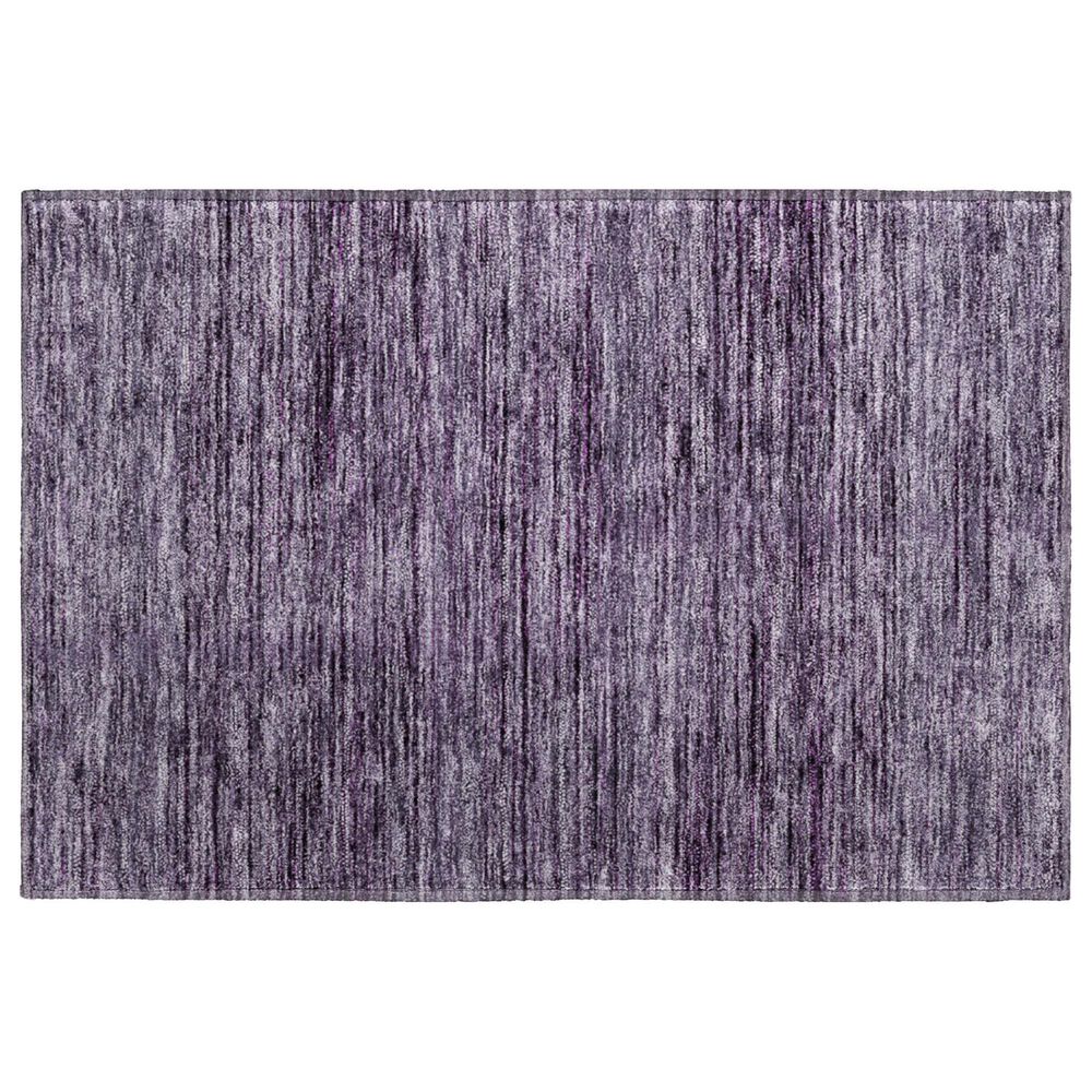 Dalyn Rug Company Soft Essentials Solid Plum 1"8" x 2"6" Indoor/Outdoor Area Rug, , large
