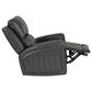 Linon Home Decor Izaiah Power Glider Recliner in Grey, , large