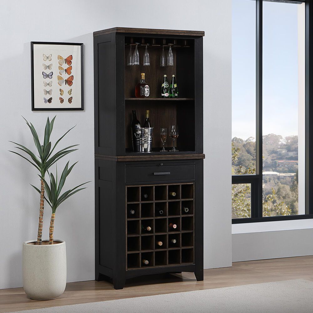 ECI FURNITURE Ashford Wall Bar in Black, , large