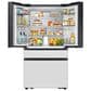 Samsung 22.5 Cu. Ft. Bespoke Counter Depth 4-Door French Door Refrigerator with AI Family Hub+ AI Vision Inside in White Glass, , large